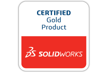 Certified Gold Product SOLIDWORKS